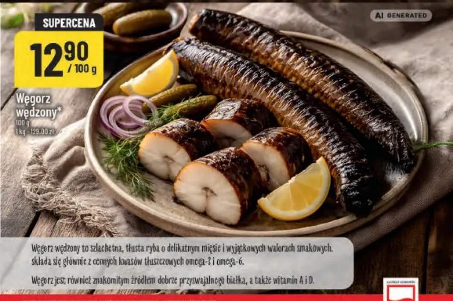 Węgorz wędzony