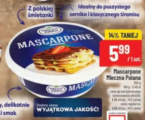 Mascarpone Mleczna Polana