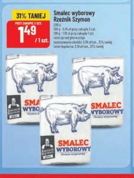 Smalec wyborowy Rzeźnik Szymon