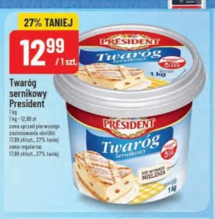 Twaróg sernikowy Président