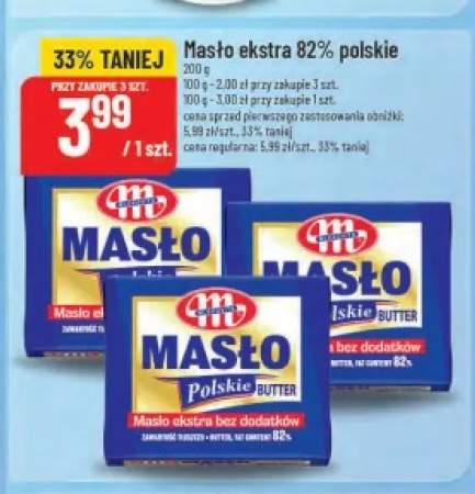 Masło ekstra polskie Mlekovita 82%