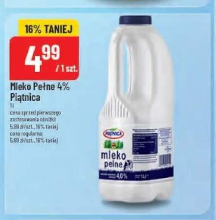 Mleko pełne Piątnica 4%
