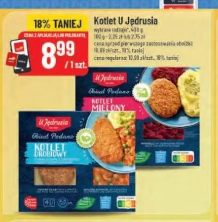 Kotlet drobiowy U Jędrusia +1 wariant