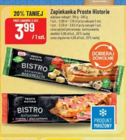 Zapiekanka Bistro Margherita Proste Historie +1 wariant