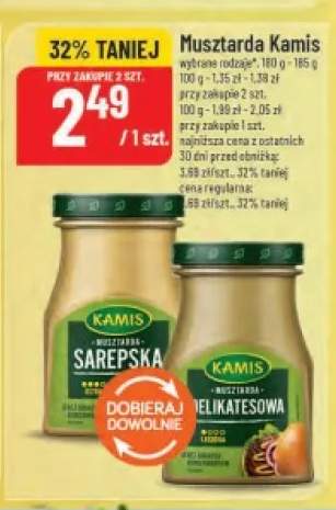 Musztarda sarepska Kamis +1 wariant
