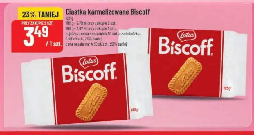Ciastka karmelizowane Biscoff Lotus