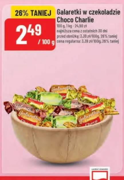 Galaretki w czekoladzie Choco Charlie