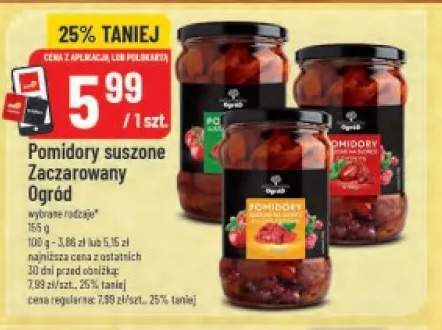 Pomidory suszone Zaczarowany Ogród