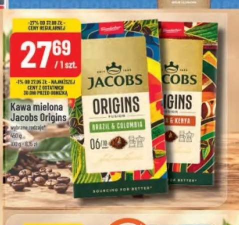 Kawa mielona Jacobs Origins