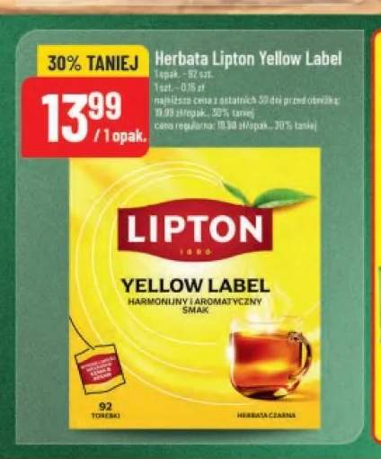 Herbata Lipton Yellow Label