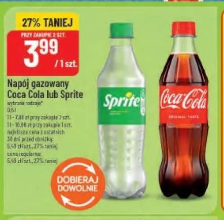 Napój gazowany Sprite +1 wariant