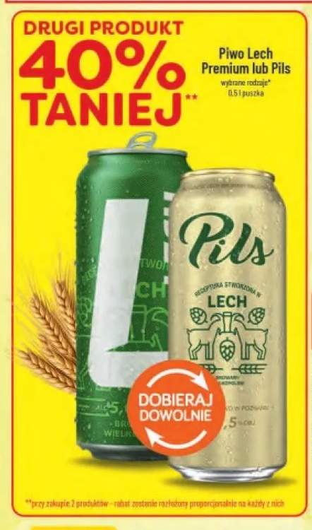 Piwo Lech Premium +1 wariant