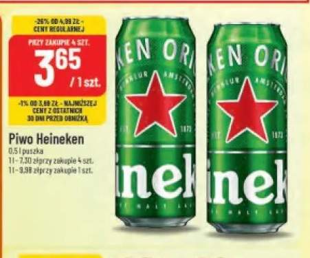 Piwo Heineken