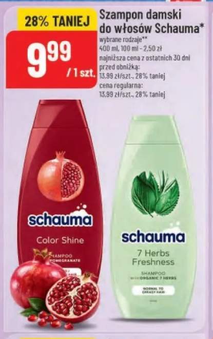Szampon damski do włosów Schauma Color Shine +1 wariant