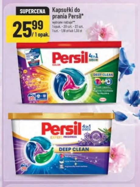 Kapsułki do prania Persil Expert Freshness +1 wariant
