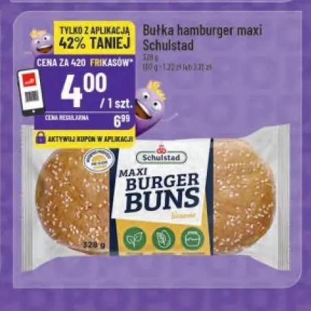 Bułka hamburger maxi Schulstad