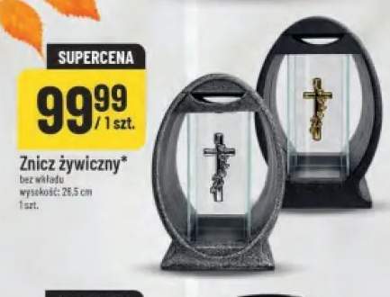 Znicz żywiczny bez wkładu