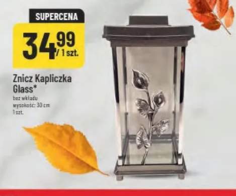 Znicz Kapliczka Glass bez wkładu