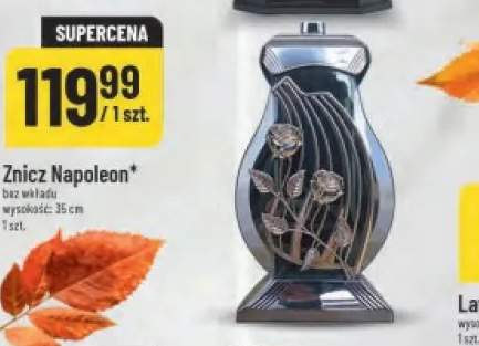 Znicz Napoleon bez wkładu 35 cm