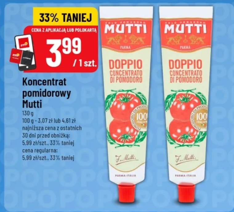 Koncentrat pomidorowy Mutti