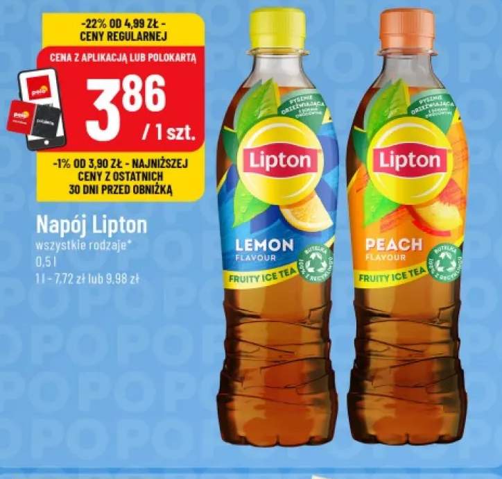 Napój Lipton Lemon +1 wariant