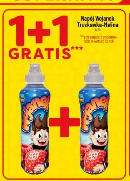 Napój Wojanek truskawka-malina