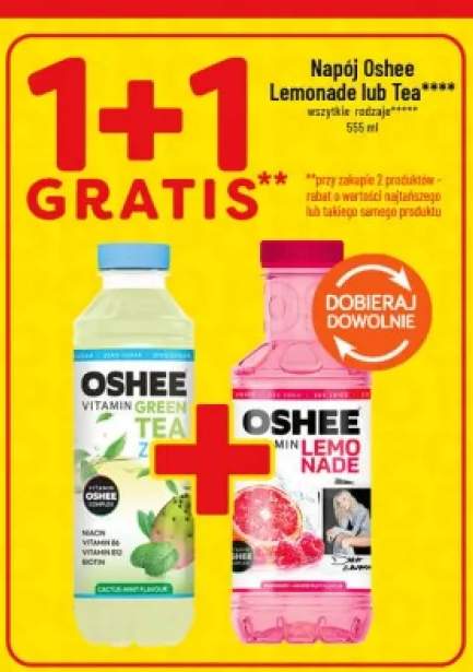 Napój Oshee Lemonade +1 wariant