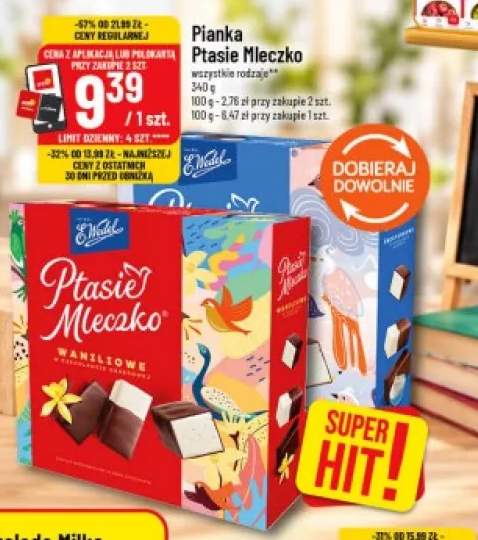 Pianka Ptasie Mleczko E.Wedel