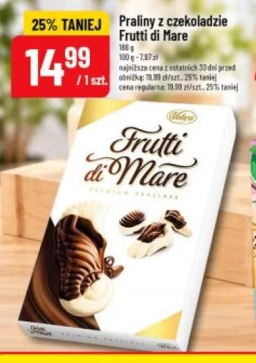 Praliny w czekoladzie Frutti di Mare Vobro