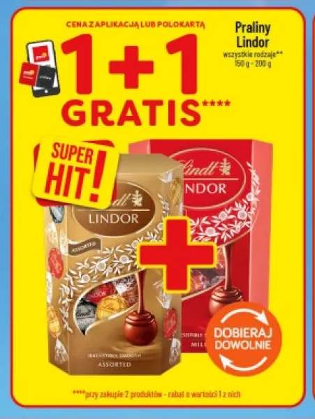 Praliny Lindor