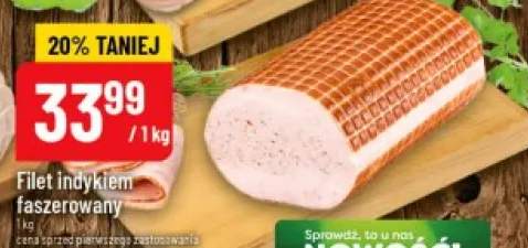 Filet indykiem faszerowany