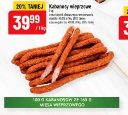 Kabanosy wieprzowe Pekpol