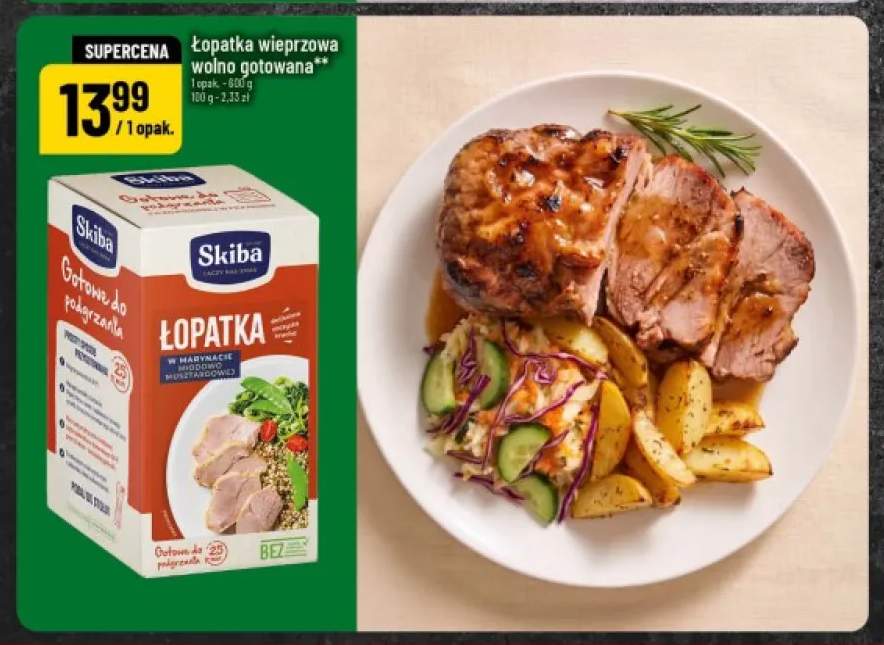 Łopatka wieprzowa wolno gotowana Skiba