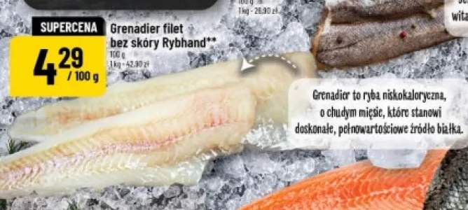Grenadier filet bez skóry Rybhand