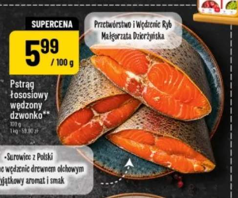 Pstrąg łososiowy wędzony dzwonko