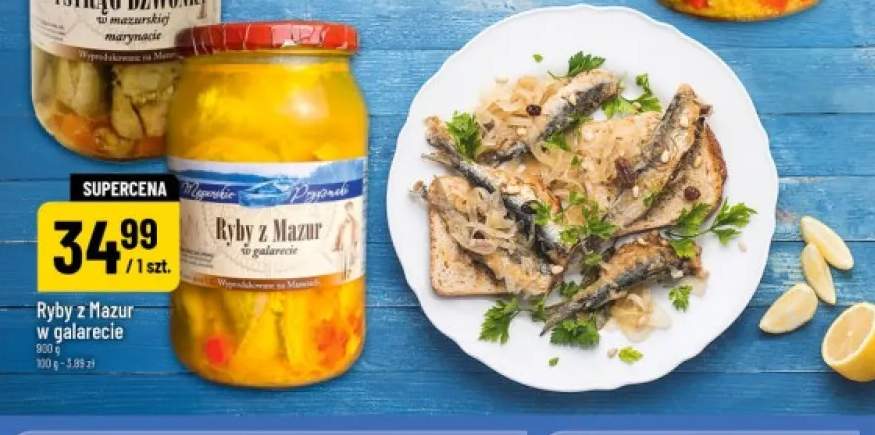 Ryby z Mazur w galarecie Mazurskie Przysmaki