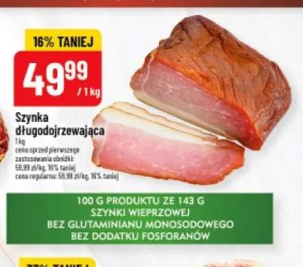 Szynka długodojrzewająca Pekpol
