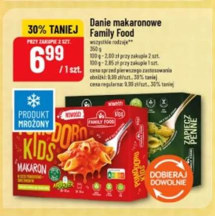 Danie makaronowe Family Food Pomodoro Kids +1 wariant
