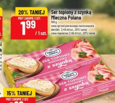 Ser topiony z szynką Mleczna Polana
