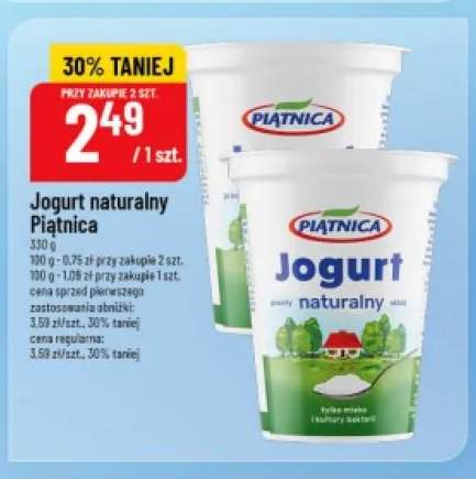 Jogurt naturalny Piątnica