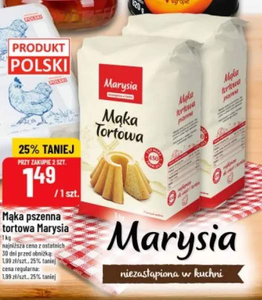 Mąka pszenna tortowa Marysia