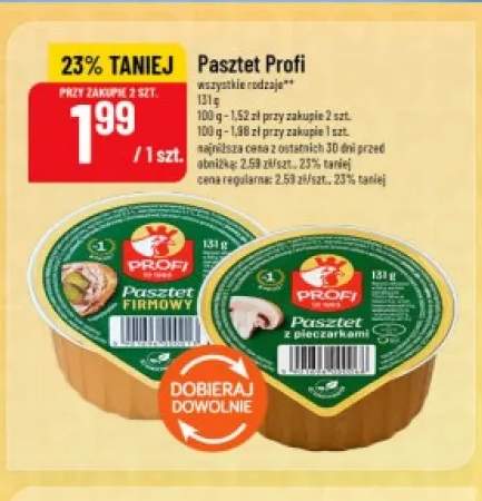Pasztet firmowy Profi +1 wariant