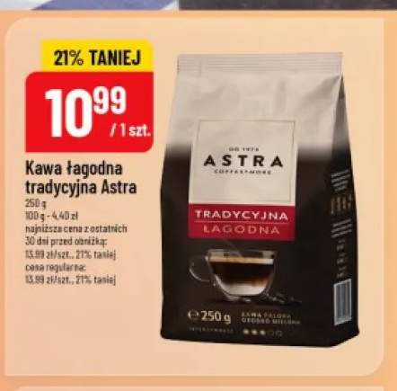 Kawa mielona łagodna tradycyjna Astra