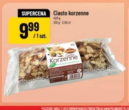 Ciasto korzenne Oskroba