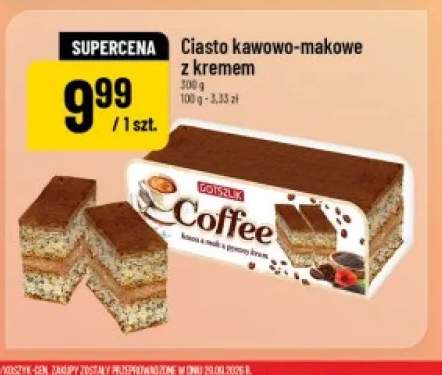 Ciasto kawowo-makowe z kremem Gottszlik