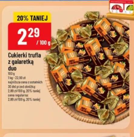 Cukierki trufla z galaretką Duo