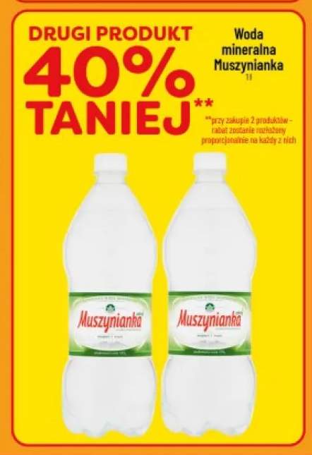 Woda mineralna gazowana Muszynianka