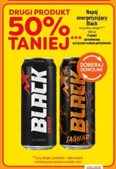 Napój energetyzujący Black Classic +1 wariant