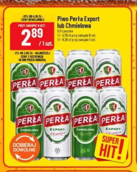 Piwo Perła Export +1 wariant