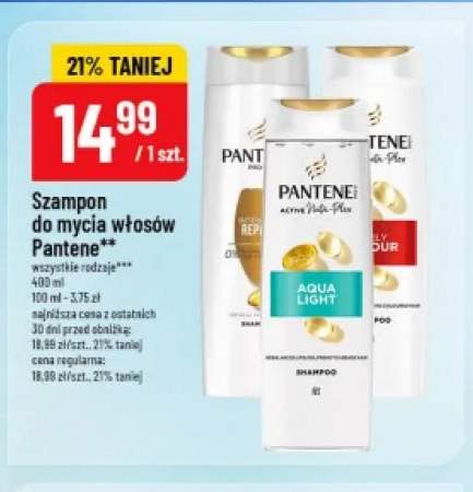Szampon do mycia włosów Pantene